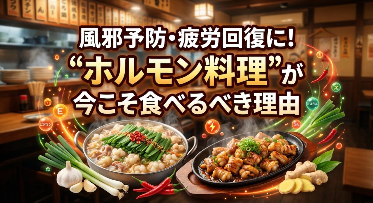風邪予防・疲労回復に！”ホルモン料理”が今こそ食べるべき理由