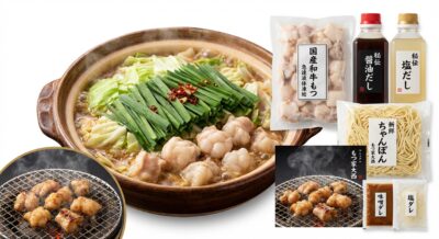 もつ料理の専門店が手がけるお取り寄せもつ鍋セットです。
東京・大森で創業し、13年で9店舗を展開する人気もつ料理専門店「もつ家大西」では、店舗で使用しているのと同じ国産和牛の小腸を使った和牛もつ鍋セ