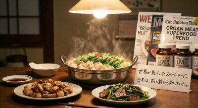 欧米では近年、「Organ Meat(オーガンミート)」が健康志向の人たちの間で急速に広まっています。アメリカやオーストラリアでは、牛レバーや心臓をフリーズドライにしたサプリメントが登場し、「内臓は筋