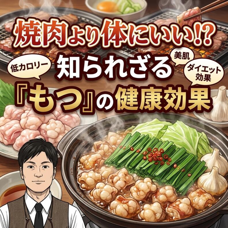 焼肉より体にいい！？知られざる『もつ』の健康効果