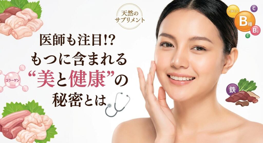 医師も注目！？もつに含まれる“美と健康”の秘密とは