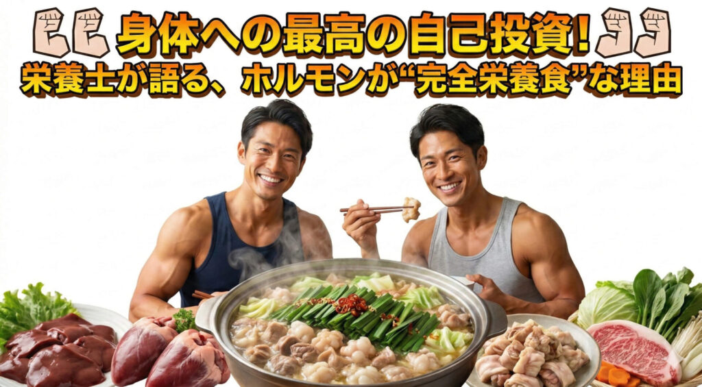 身体への最高の自己投資！栄養士が語る、ホルモンが“完全栄養食”な理由