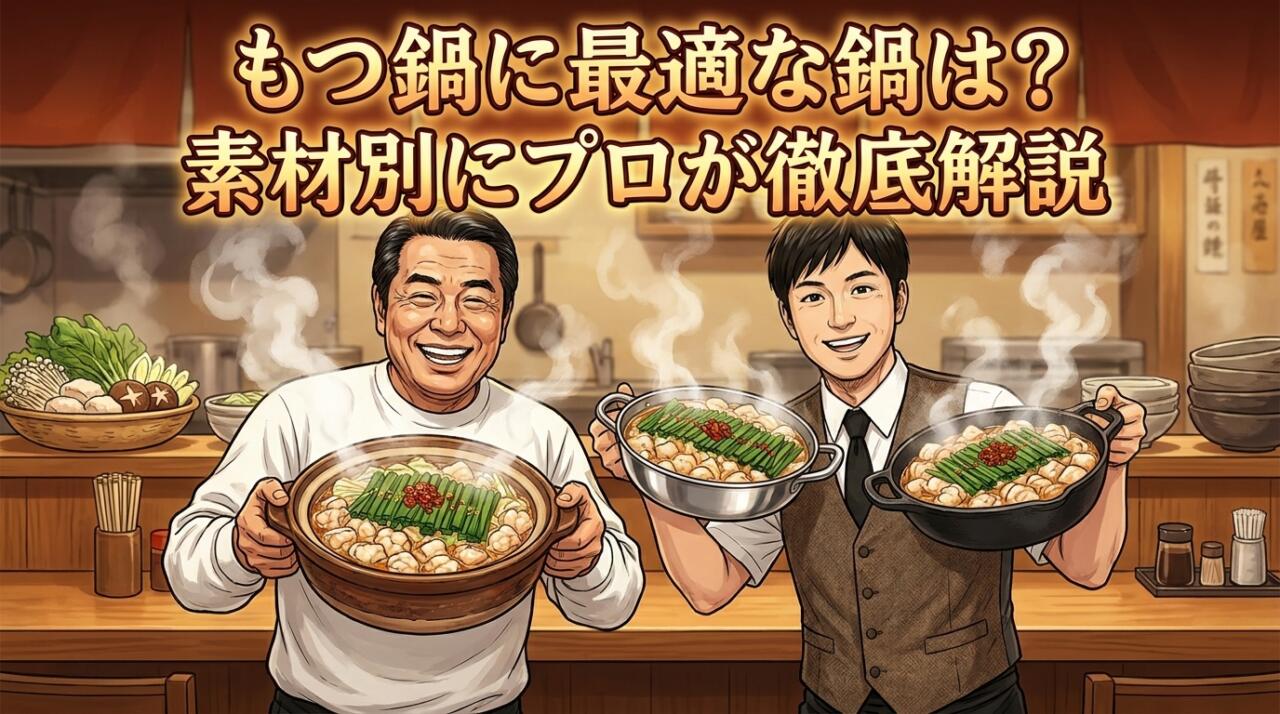 もつ鍋に最適な鍋は？素材別にプロが徹底解説