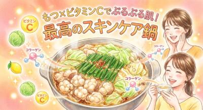 ビタミンCとコラーゲンたっぷりの美肌鍋と、笑顔の女性たち